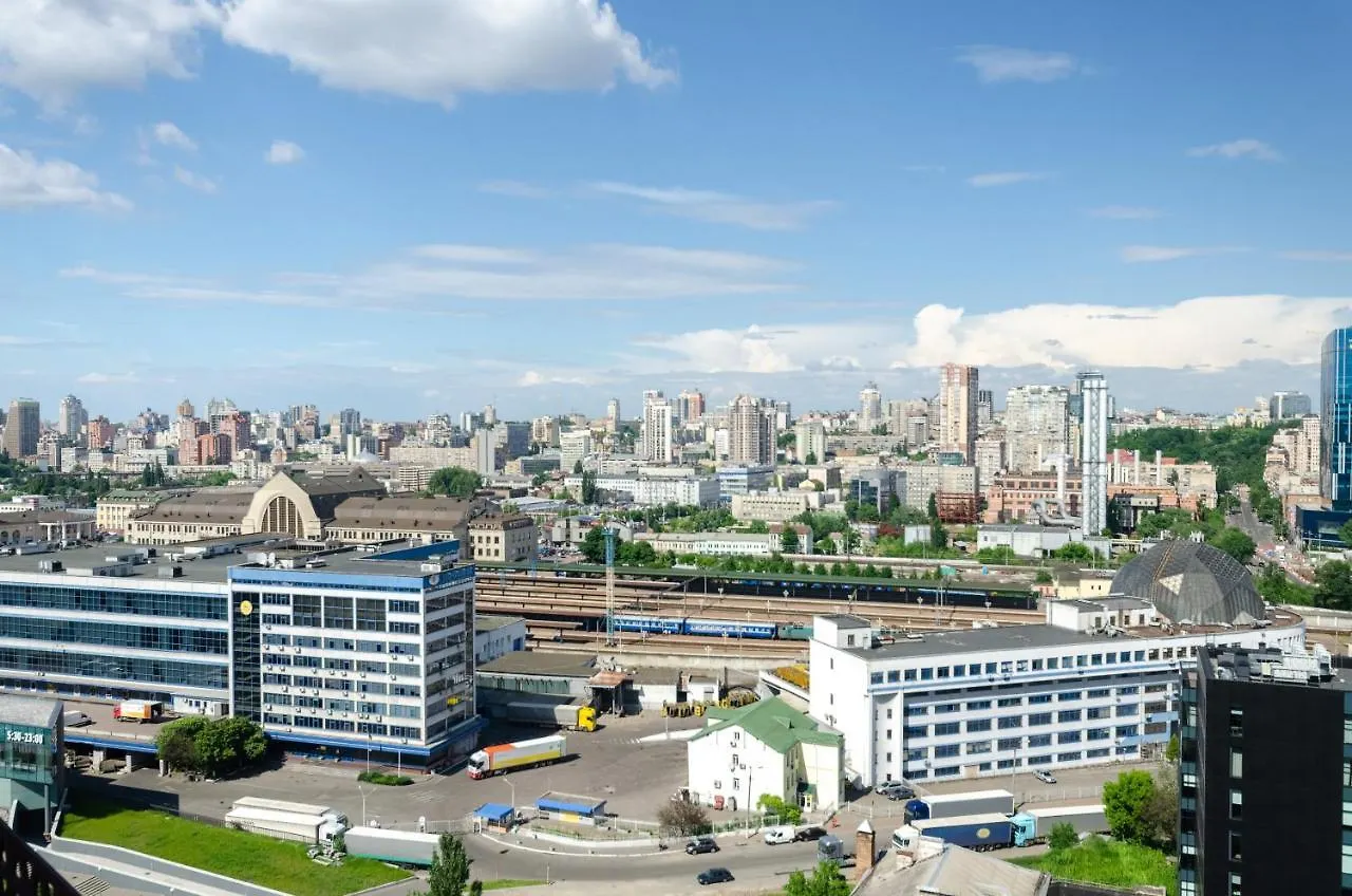 Petrovdom 16-154 In Panoramic View Apartment Nearby Central Railway Station In Rc Kvartet Киев Украина